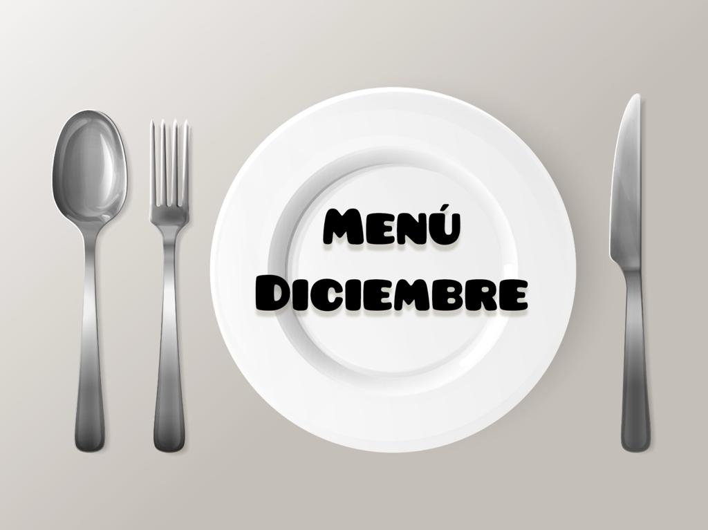 menú diciembre