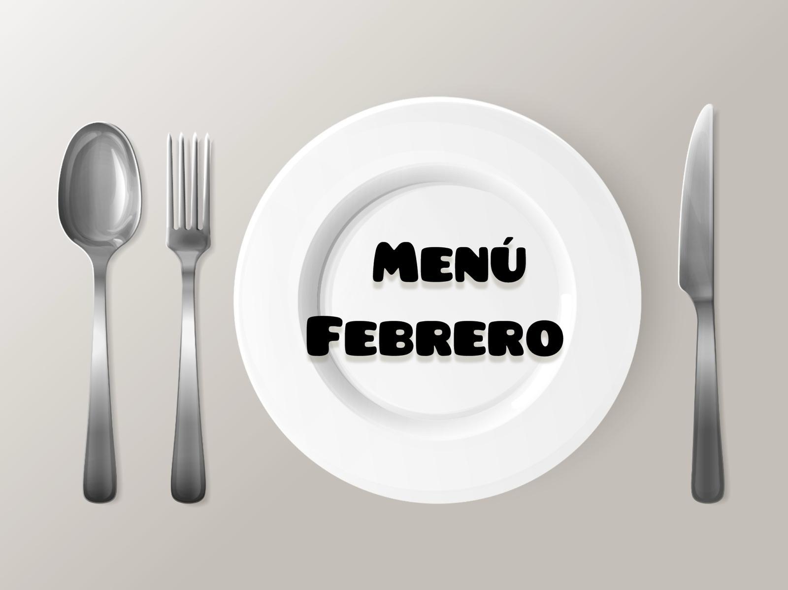 menú febrero